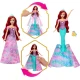 Mattel Disney princezná Ariela s premenou 25JLK19