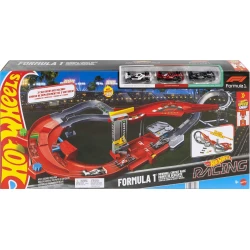 Hot Wheels Racing Formula 1 pretekárska dráha do kopca
