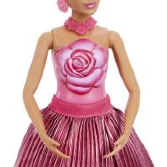 Mattel Barbie Petal Pop kvetinové prekvapenie červená ruža 25JMF59