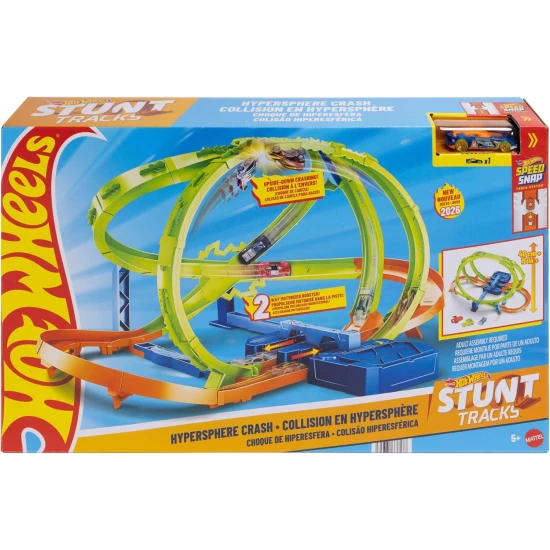 Mattel Hot Wheels Stunt Tracks Hypersphere Crash kaskadérska dráha 25JMG48