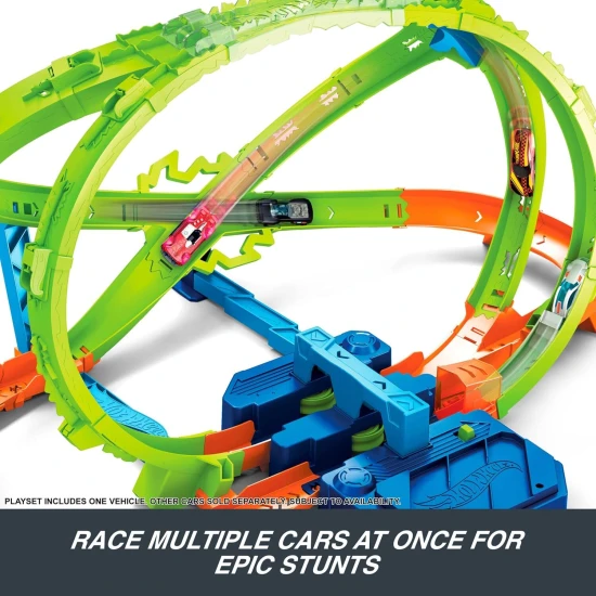 Mattel Hot Wheels Stunt Tracks Hypersphere Crash kaskadérska dráha 25JMG48