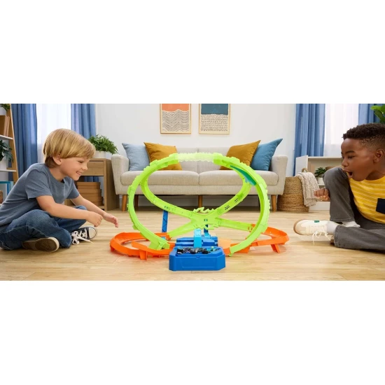 Mattel Hot Wheels Stunt Tracks Hypersphere Crash kaskadérska dráha 25JMG48
