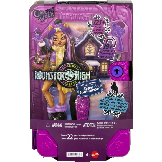 Mattel Monster High Skulltimate Secrets Destination bábika Clawdeen 25JMG65