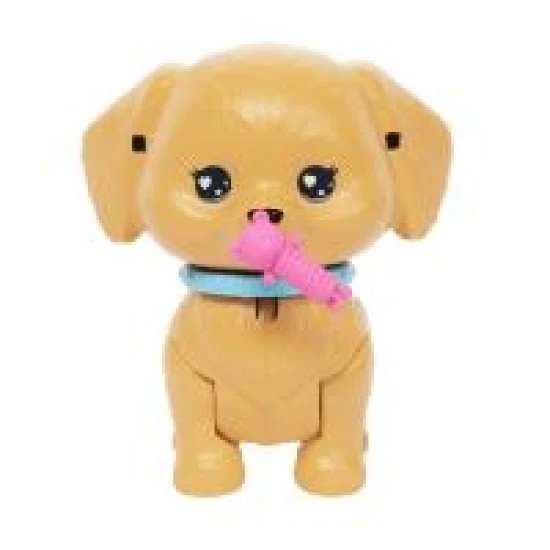 Mattel Barbie bábika s psíkom na korčuliach blondínka 25JMJ44