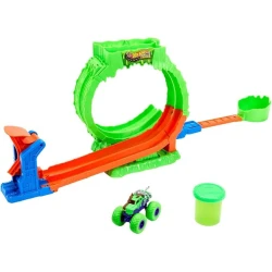 Hot Wheels Monster Trucks Mutant Chaos slučková dráha