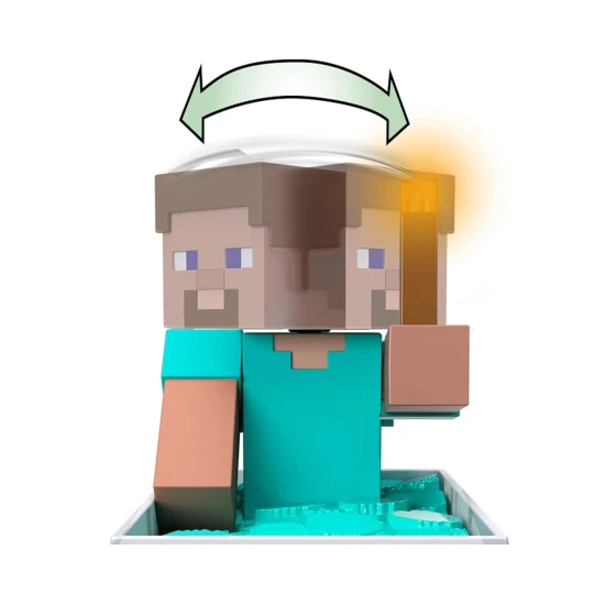 Mattel Minecraft banský vozík so Stevom 25JMT40