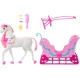 Barbie Luskáčik sane s koňom Mattel Barbie Luskáčik sane s koňom 25JNH63