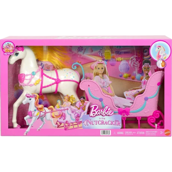Barbie Luskáčik sane s koňom Mattel Barbie Luskáčik sane s koňom 25JNH63