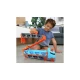 Hot Wheels Nadupaný ťahač s autami a pretekárskou dráhou.
