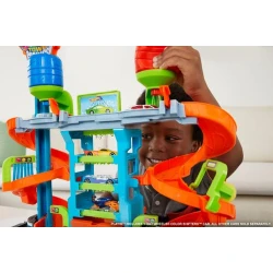 Hot Wheels City Color Shifters Autoumyváreň so špirálou