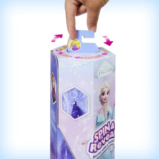 Frozen Spin and Reveal – Elegantná Elsa a bludisko zo snehových vločiek!