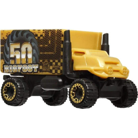 Mattel HW Monster Trucks Bigfoot 50. výročie set angličákov & truckov