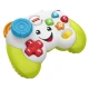 Fisher-Price® herný ovládač pre bábätká a batoľatá s pohyblivým joystickom, tlačidlami ABCD a číslami, ktoré aktivujú hudbu a svetlá