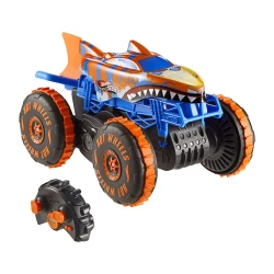 Hot Wheels Monster Trucks Lezec tiger shark na diaľkové ovládanie
