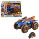 Hot Wheels Monster Trucks Lezec Tiger Shark RC jazdiaci po teréne a šplhajúci cez prekážky