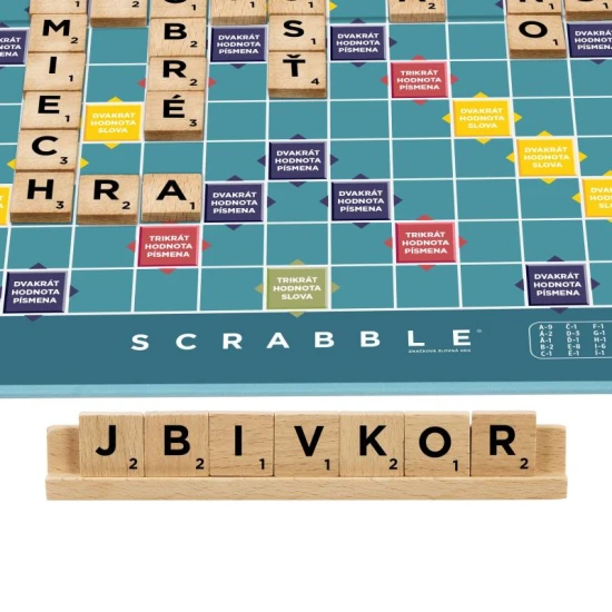 Scrabble SK: Slovenská verzia obľúbenej slovnej hry pre celú rodinu.