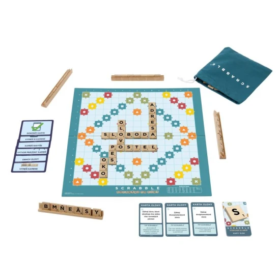 Scrabble SK: Slovenská verzia obľúbenej slovnej hry pre celú rodinu.