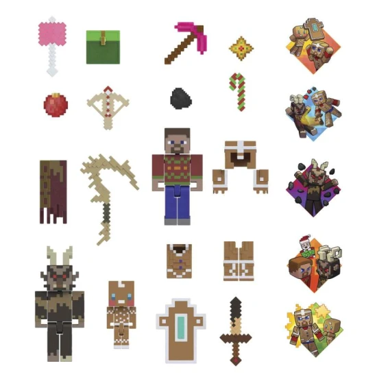 Mattel Minecraft adventný kalendár 25JMP70