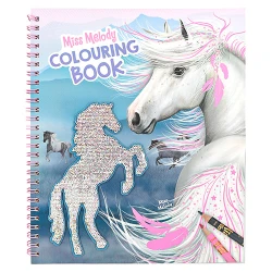 Kone Omaľovánky so samolepkami