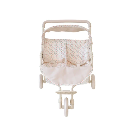 Dvojitý kočík pre bábiky Autumn Garden - Monnëka TT-104140