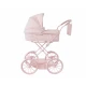 Retro kočík pre bábiky Pink Gingham - Monnëka TT-94036