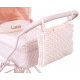 Retro kočík pre bábiky Pink Gingham - Monnëka TT-94036