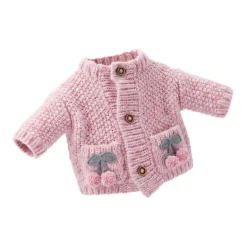 Lucky Kitty Set oblečenia pre mačičku - Knitted Cherries
