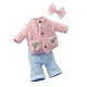 Lucky Kitty Set oblečenia pre mačičku - Knitted Cherries