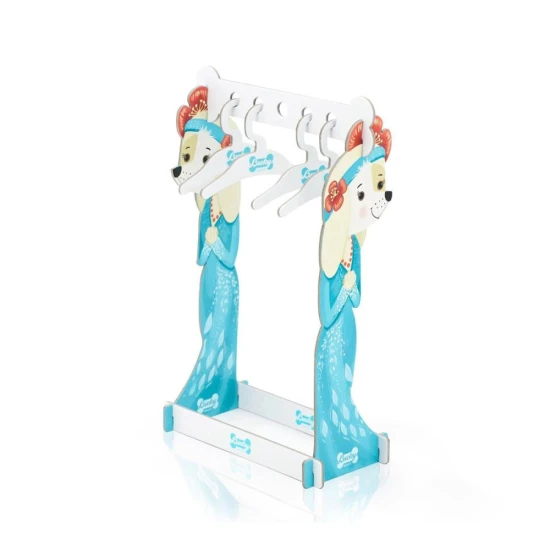 Plysovy psik Lucky Doggy Yoyo White Elegance yorksir v bielych satach – 38 cm