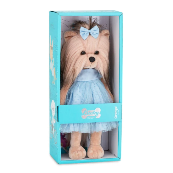 Lucky Doggy Plyšový psík Yorkšírka - Yoyo Blue Dream