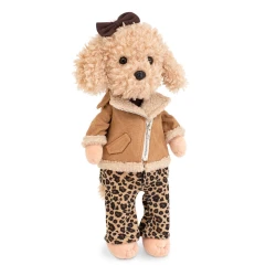 Lucky Doggy Plyšový psík Pudlík - Fendy Leopard Outfit