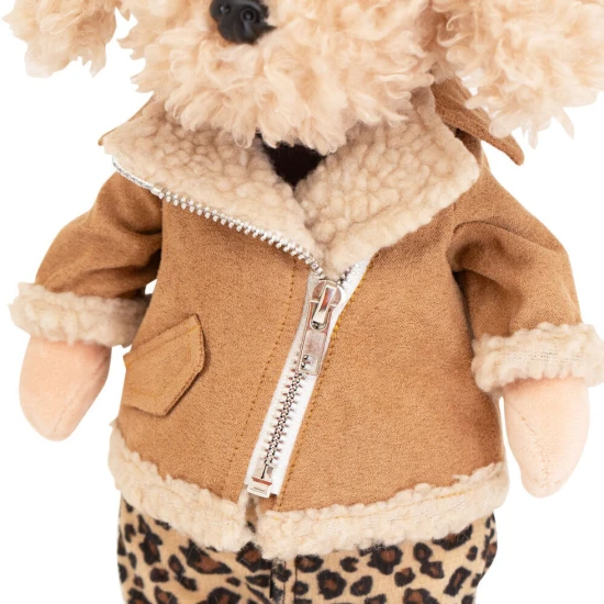 Lucky Doggy Plyšový psík Pudlík - Fendy Leopard Outfit