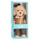 Lucky Doggy Plyšový psík Pudlík - Fendy Leopard Outfit