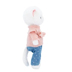 Lucky Kitty Plyšová mačička Sophie - Denim Hearts