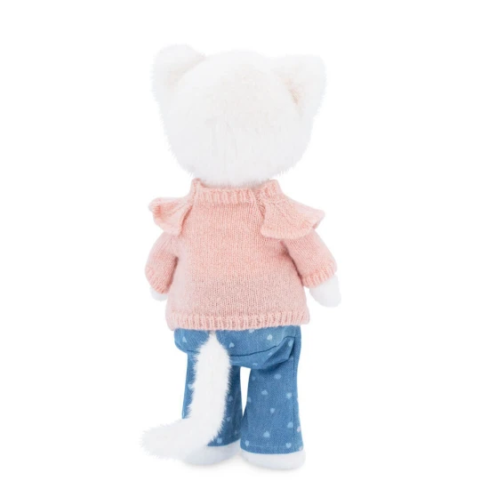 Lucky Kitty Plyšová mačička Sophie - Denim Hearts