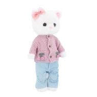 Lucky Kitty Plyšová mačička Sophie - Knitted Cherries