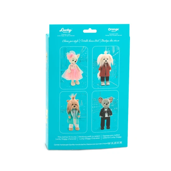 Lucky Doggy Set oblečenia pre psíka Mountain Stroll Orange Toys