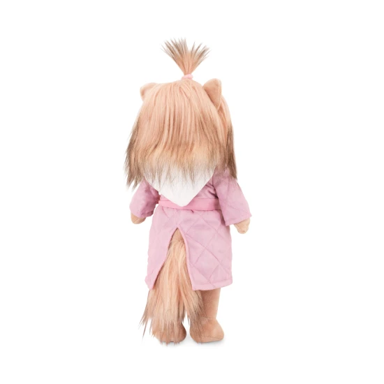 Lucky Doggy Yoyo – elegantná plyšová yorkšírka v ružových šatách (38 cm)