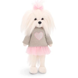 Lucky Doggy Plyšový psík Maltézska fenka - Mimi Pink Heart