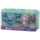 Stitch zberateľský set figúrok: rôzne podoby obľúbeného mimozemšťana