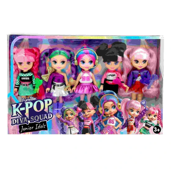 K-Pop Diva Squad JuniorSet 5 bábik 13 cm – Orbico 461100055872