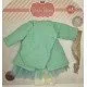 Oblečenie pre bábiky 32 cm Zelený kabátik