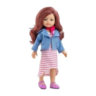 Bábika Roxana s hnedými vlasmi 32 cm