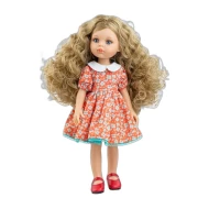 Bábika Carla v červených šatách 32 cm