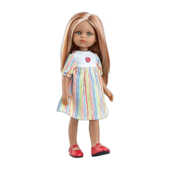 Paola Reina Bábika Caya s melírom vo vlasoch 32 cm
