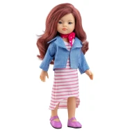Oblečenie pre bábiku Roxana s rifľovou bundou 32 cm