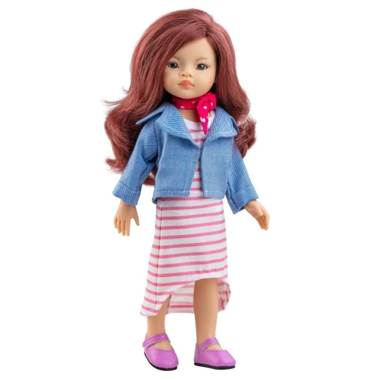 Paola Reina Oblečenie pre bábiku Roxana s rifľovou bundou 32 cm