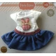 Paola Reina Oblečenie pre bábiku Caya so zajačikom 32 cm
