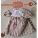 Paola Reina Oblečenie pre bábiku Caya v pruhovaných šatách 32 cm