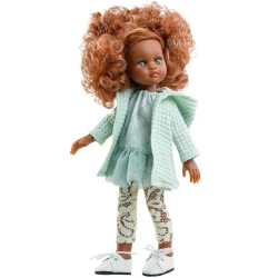 Oblečenie pre bábiky 32 cm Zelený kabátik